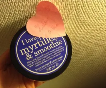 Beurre corporel myrtille et smoothie, I Love Cosmetics