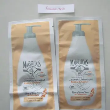 Lait hydratant   échantillons, Le petit marseillais