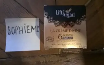 La crème divine 6 actions anti âge, Lift'argan