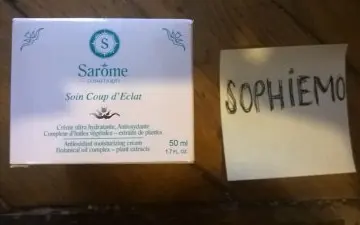 soin coup d'éclat, Sarôme
