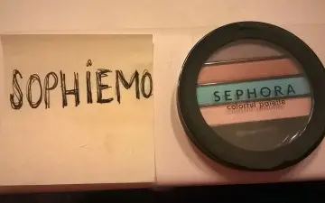 colorful palette, Sephora