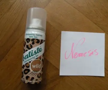 shampoing sec wild, Batiste