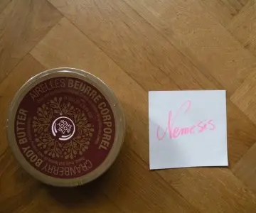 beurre corporel airelles, The Body Shop