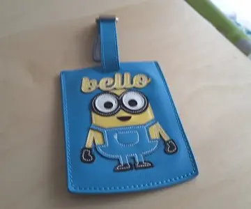 Porte étiquette bagage, Les minions