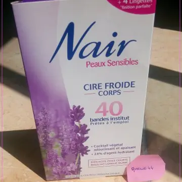 Bandes cire froide, Nair