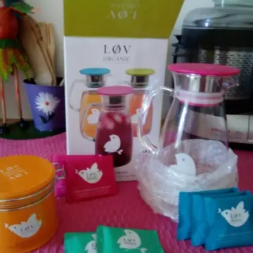 Carafe + thés, Lov Organic