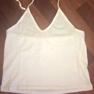 Dos nu Blanc uni   Coton   TBE, Inconnue