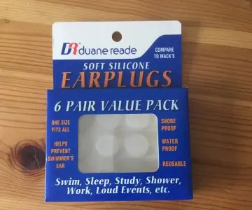 Protections auditives silicone NEUVES, Duane Reade