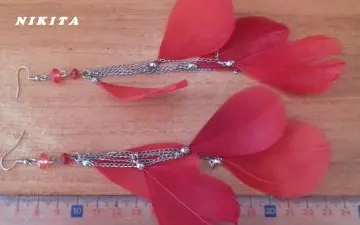 Boucle d'oreille plume, Inconnue