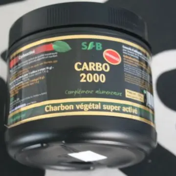 Charbon végétal super activé, Carbo 2000