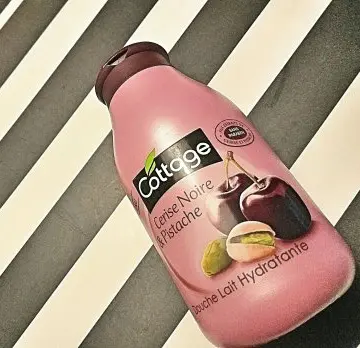 Gel douche cerise noir et pistache, Cottage