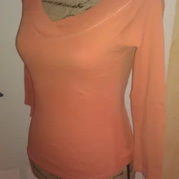 T shirt orangé clair/pastel   TBE, Camaïeu