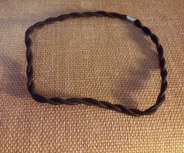 Headband torsadé noir, Claire's