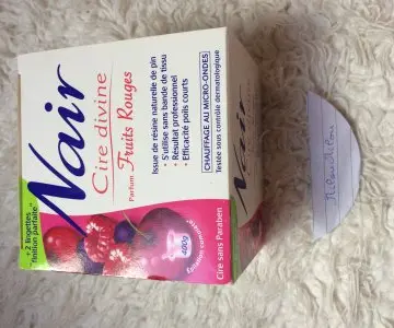 Cire divine fruits rouges, épilation, Nair