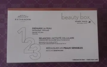 beuty box travel kit, Esthederm