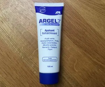 Gel de massage apaisant et rafraîchissant, Argel7