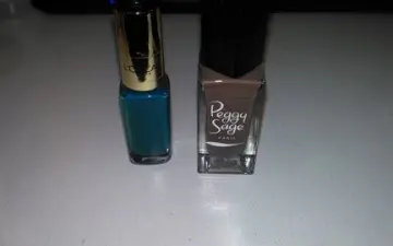 vernis peggy sage + vernis l'oréal, Peggy Sage