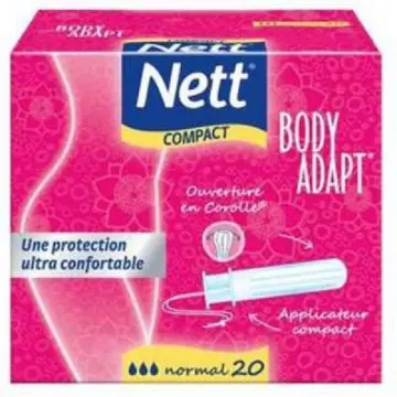 Tampons avec applicateur normal, Nett