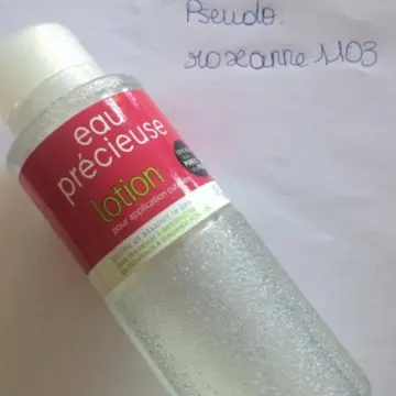 Lotion anti bouton, Eau précieuse