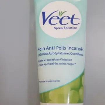 soins anti poils incarnés, Veet