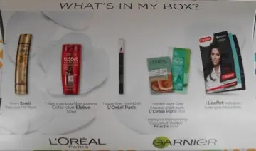 pochette cadeau différents produits, L'Oréal
