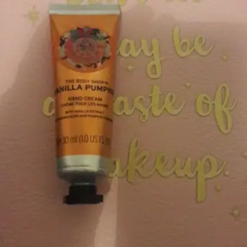 Vanilla pumpkin, The Body Shop