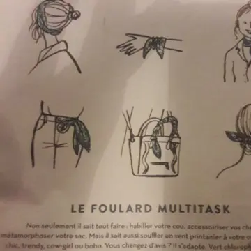 Foulard multitask vert, My Little Box