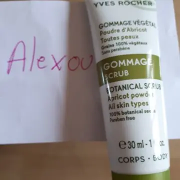 Gommage végétal, Yves Rocher