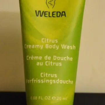 crème de douche au citrus, Weleda