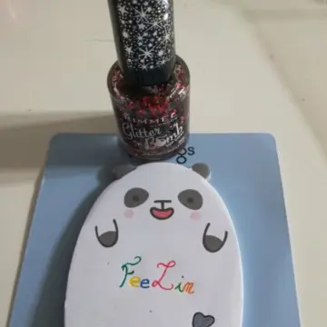 Vernis "Glitter bomb" top coat, Rimmel