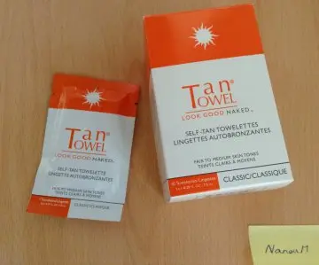 Lingettes autobronzantes, Tantowel