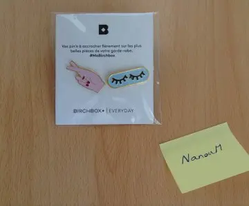 Pin's, Birchbox