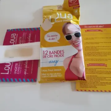 Bandes de cire froide visage, Loua