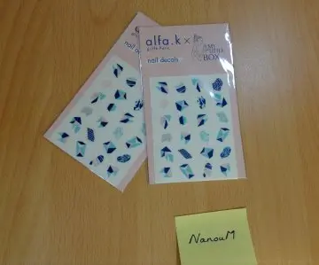 Nail decals, Alfa K