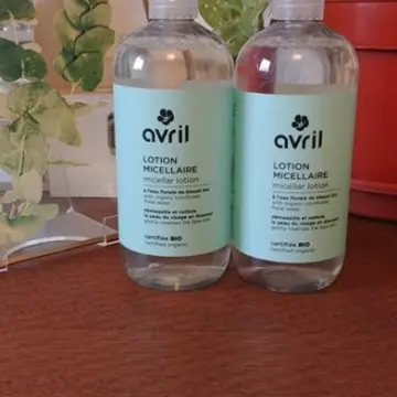 Lotion micellaire, Avril