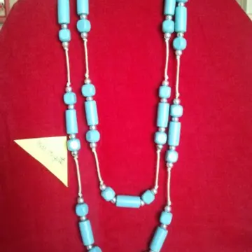 Collier sautoir turquoise, Inconnue