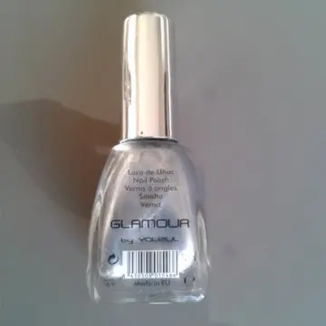vernis à ongles argenté, Glamour Factory