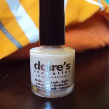 Vernis à ongles Blanc Crème, Claire's