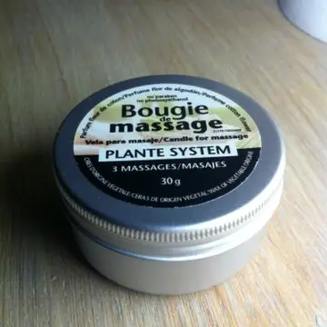 bougie de massage, Plante system