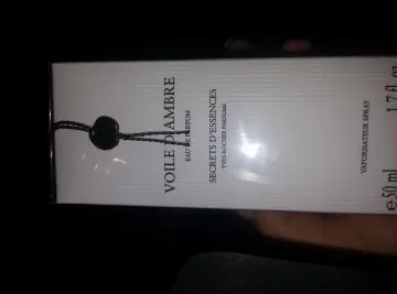 Eau de parfum  voile d'ambre, Yves Rocher
