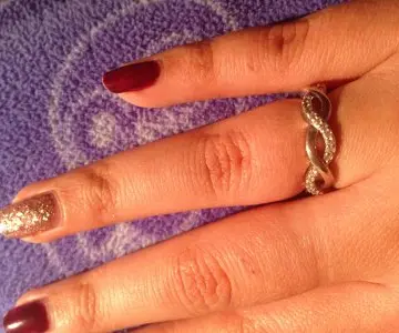 Bague plaqué or blanc, Inconnue