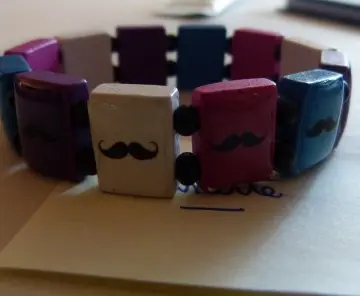 Bracelet Moustache, Claire's