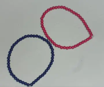 2 bracelet rose bleu, New Look