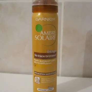 flash autobronzant visage, Garnier
