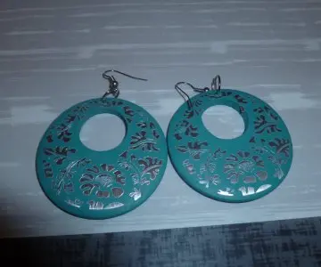 Boucles d'oreilles Turquoise, Inconnue
