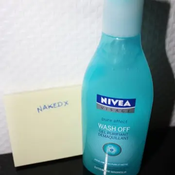 Nivea gel purifiant démaquillant Pure Effect Wash, Nivea