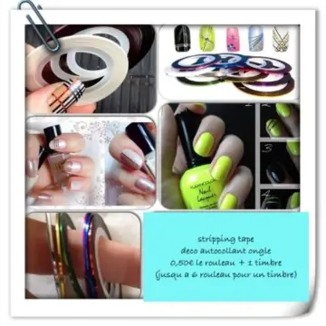 striping tape nail art, Nail Art