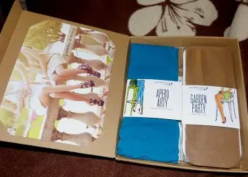 Legging "Apéro Party" Bleu Cyan, Gambettes Box