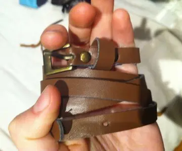 Ceinture marron, Bershka