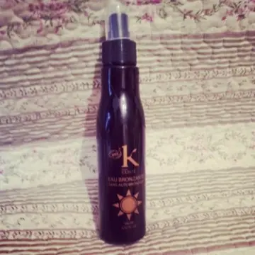 Eau bronzante, K pour Karité